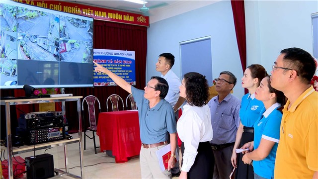 Quang Hanh: Khánh thành “Mô hình tuyến đường camera an ninh, trật tự đô thị, vệ sinh môi trường” tại Khu 3B