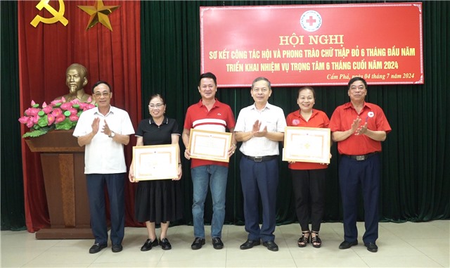 Hội Chữ thập đỏ Thành phố sơ kết công tác 6 tháng đầu năm 2024