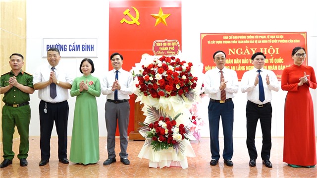 “Ngày hội toàn dân bảo vệ an ninh Tổ quốc năm 2024” tại phường Cẩm Bình
