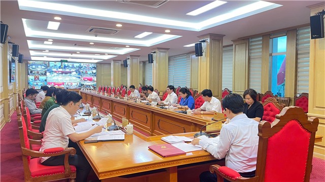 Giao ban Thường trực Tỉnh ủy: nghe và cho ý kiến về việc khắc phục hậu quả do bão số 3 gây ra 