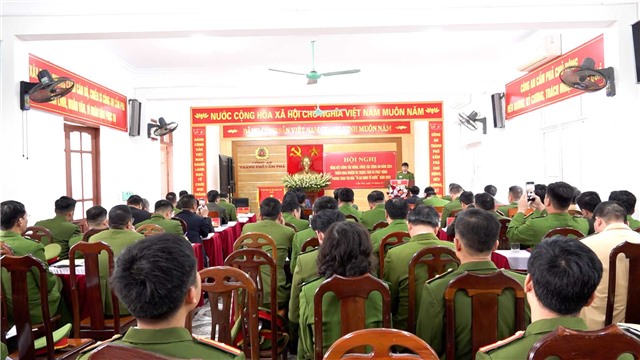 Công an thành phố: Tổng kết công tác Đảng, công tác Công an năm 2024