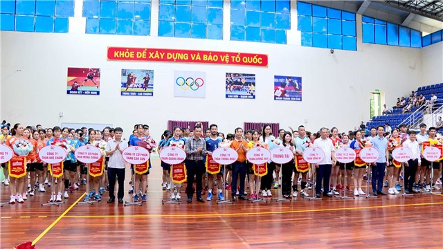 Khai mạc giải bóng chuyền phong trào TKV năm 2024