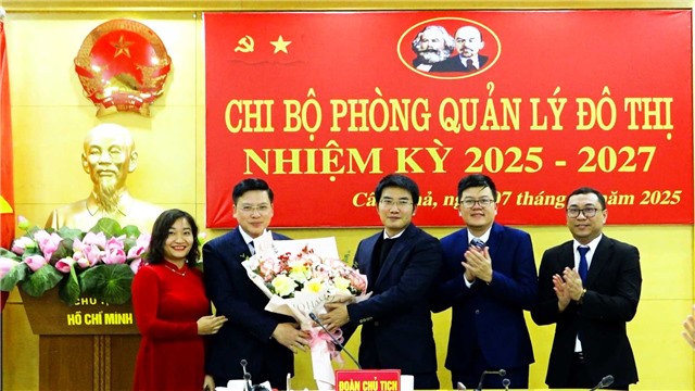 Đại hội Chi bộ Phòng quản lý đô thị thành phố nhiệm kỳ 2025-2027